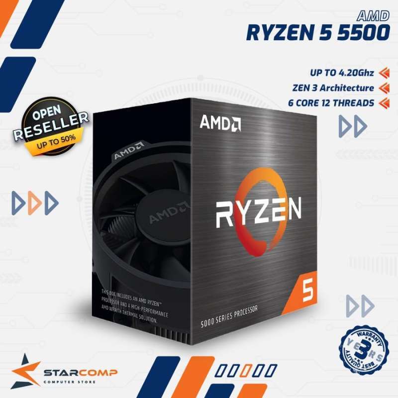 AMD - Processore Ryzen 5-5500 3.6 Ghz Socket AM4 - Foto 6