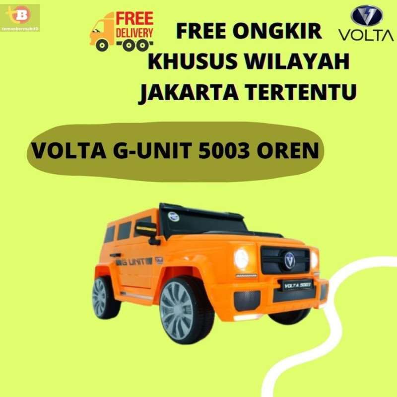 Jual MOBIL-MOBILAN AKI G-UNIT 5003 12Volt -Volta warna orange di Seller