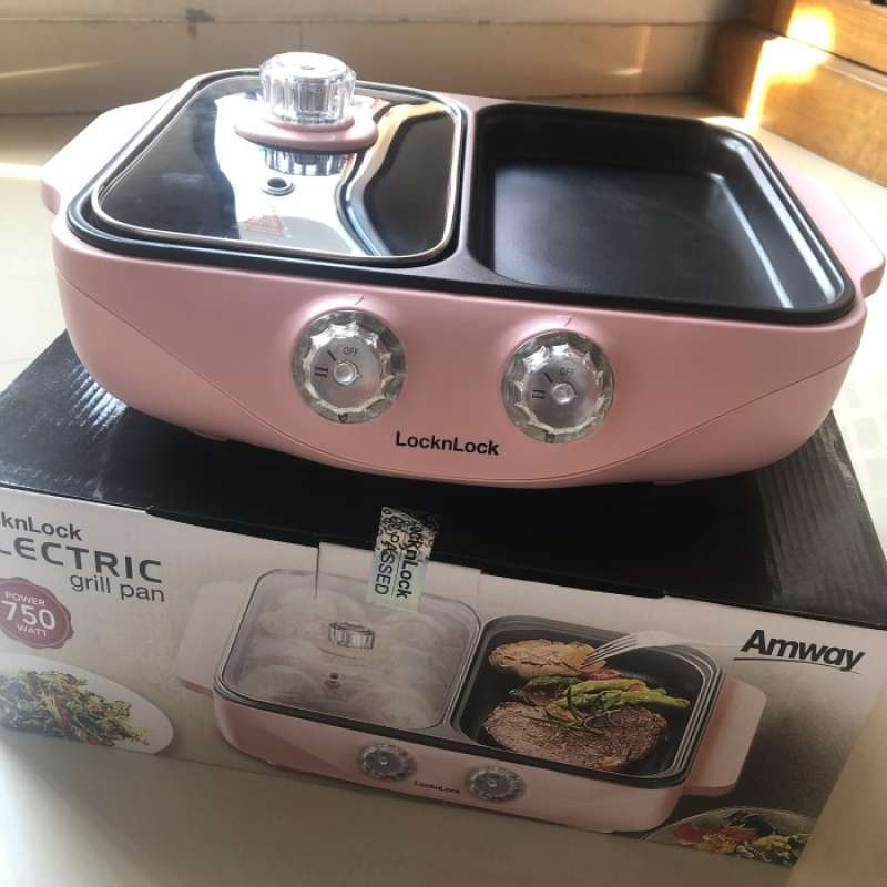 Jual Alat masak Korean Electric grill pan merk lock n lock di Seller