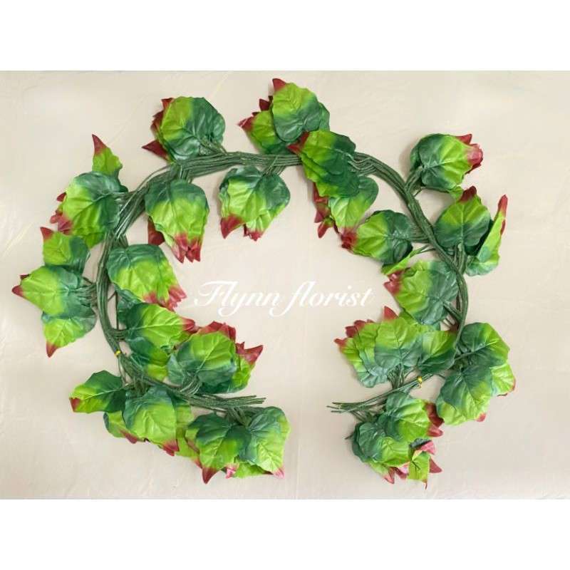 Jual Daun Rambat Waru (lusinan) Daun Artificial / Daun Dekorasi / Daun
