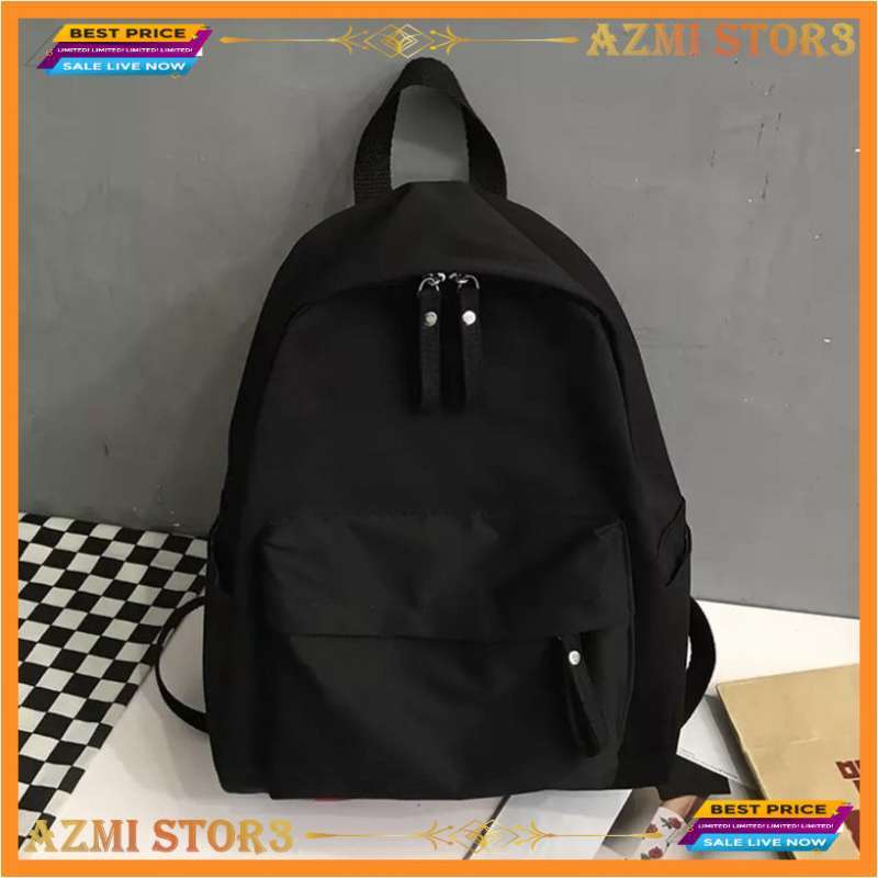 tas backpack pria wanita kanvas punggung ransel kuliah tas backpacker kamping pria
