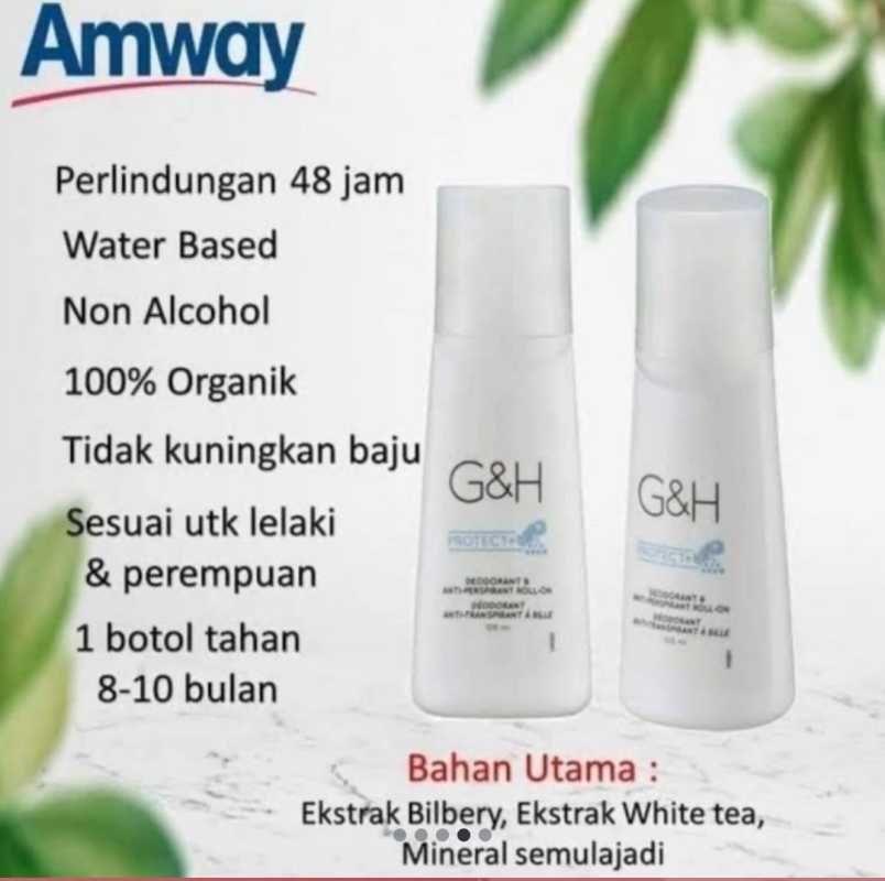 Jual G&h Protect Antiperspirant Deodorant Rollon / Deodorant Amway Di