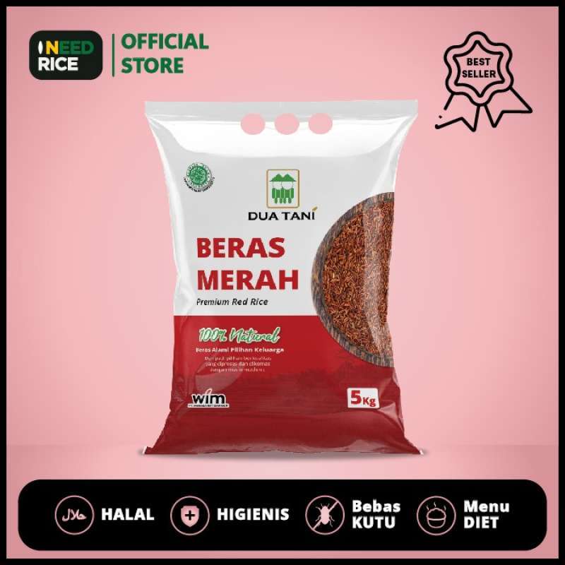 Jual Dua Tani Beras Merah [5 Kg] di Seller ineedrice_id Official Store