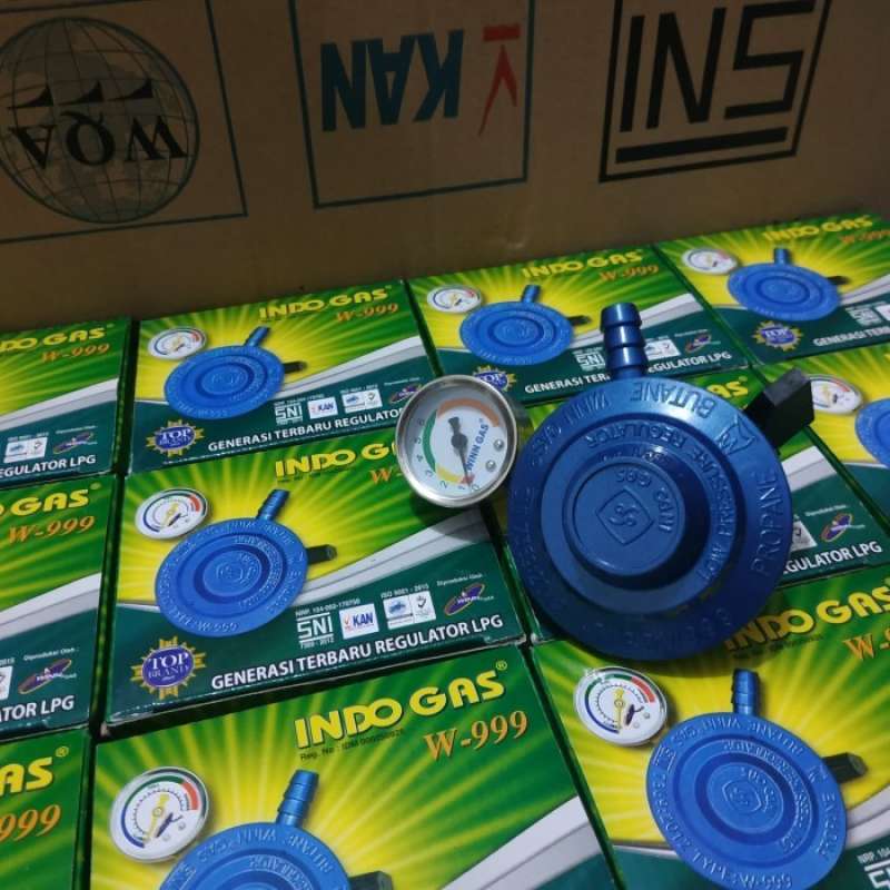 Jual INDOGAS Kepala Gas Regulator Meter Tekanan Rendah T 999 di Seller