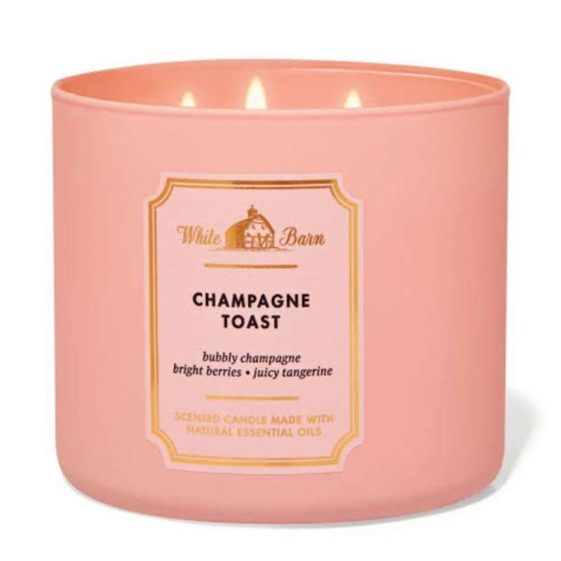 Jual Bath & Body Works / BBW 3Wick Candle Champagne Toast di Seller