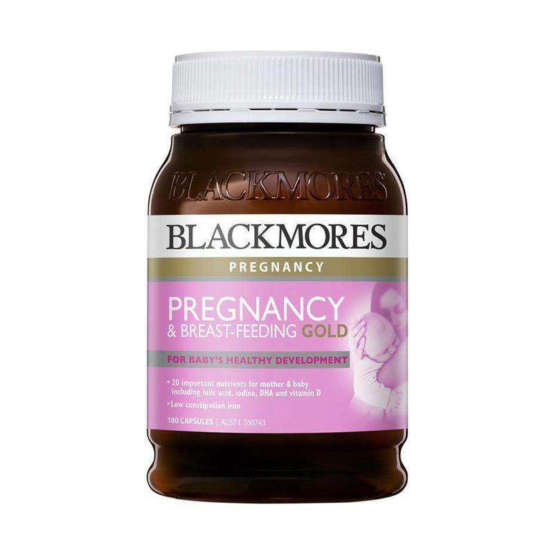 Jual Blackmores Pregnancy & BreastFeeding Gold [180 Capsules] di