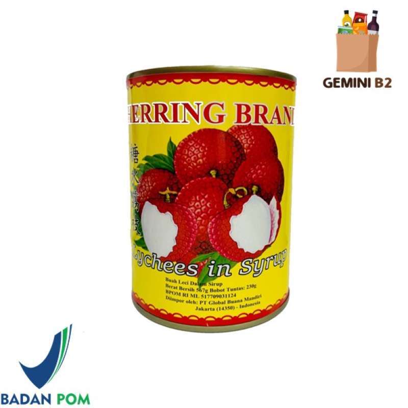 Jual Herring Brand Leci Kaleng [576 g] di Seller W2fit Healthy Grocery Store Kelapa Dua, Kab