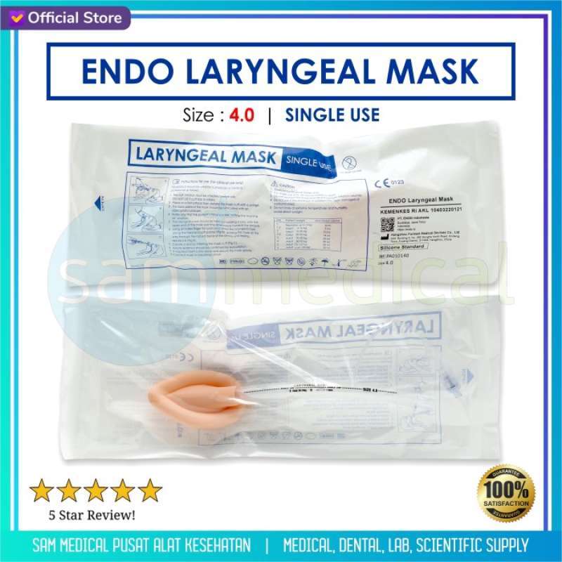 Jual Endo Laryngeal Mask Airway / Lma Disposable No 4.0 Di Seller Sam