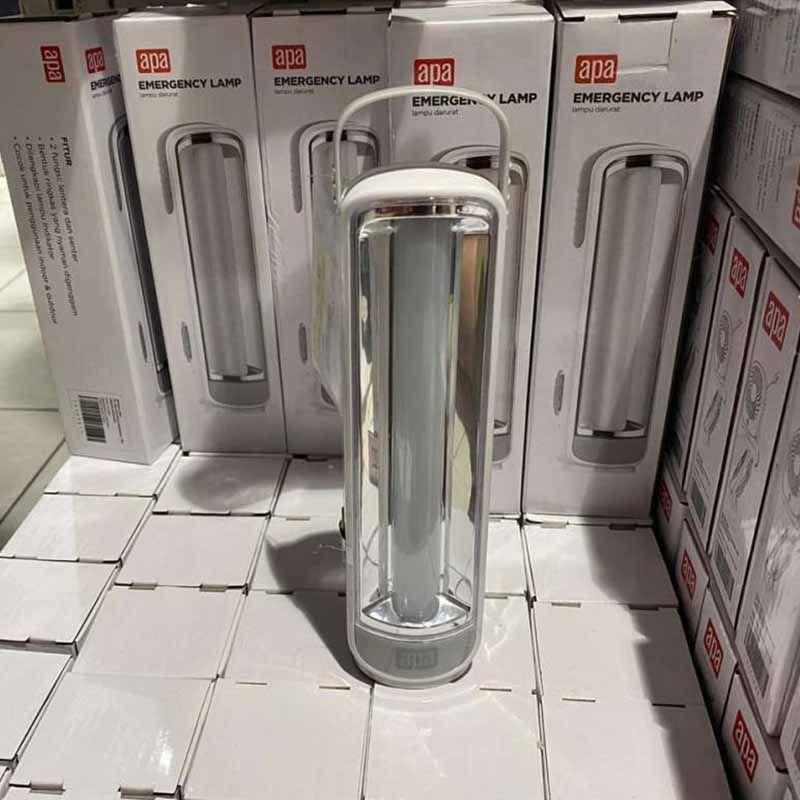 Jual APA 2 in 1 Emergency Lamp LED / Lampu Darurat dan Senter [8 Watt
