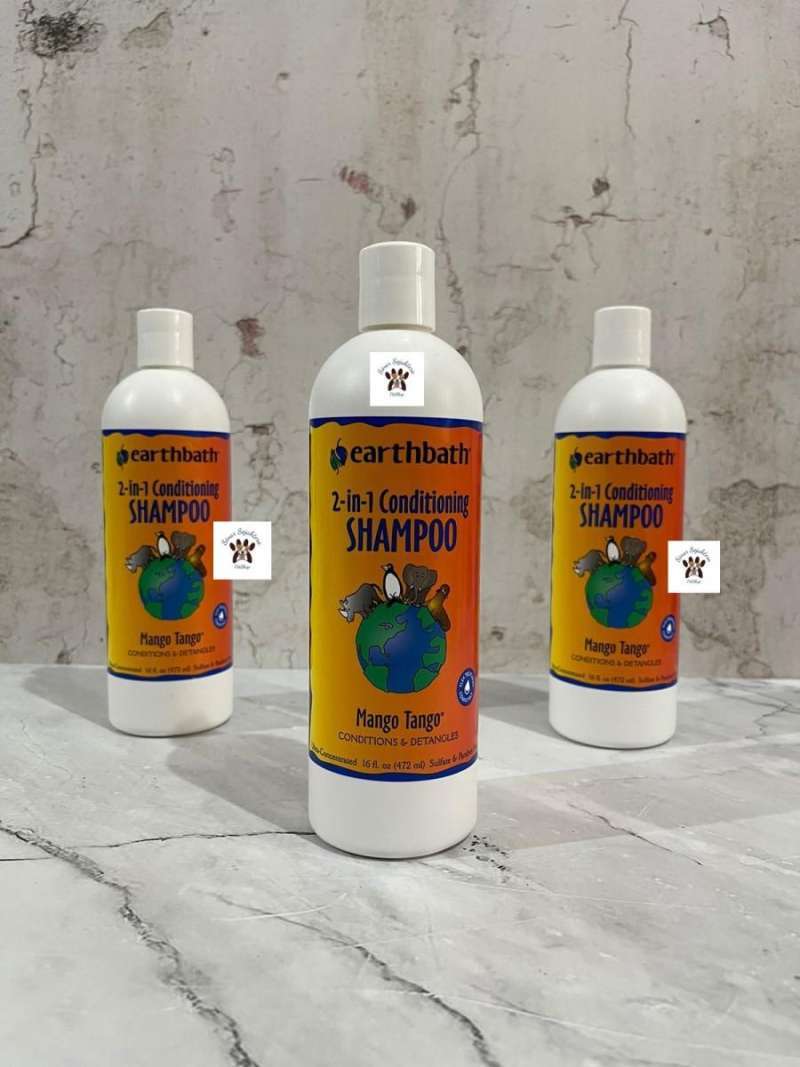 Jual Earthbath 2 In 1 Shampoo & Conditioner Mango Tango 16oz Di