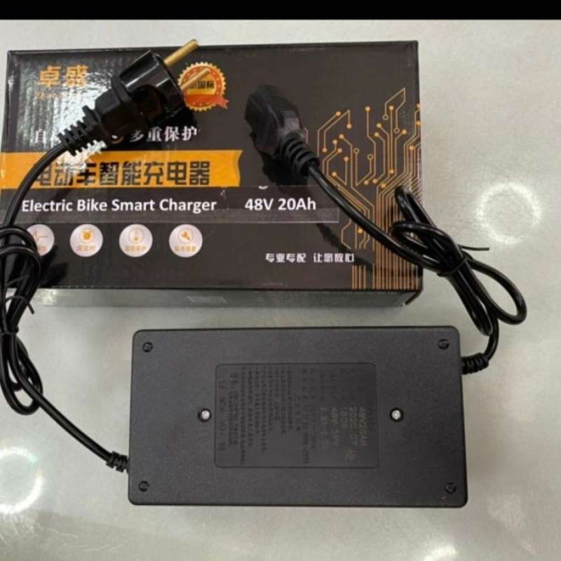 Jual CHARGER AKI SEPEDA LISTRIK 48V20AH/CHARGER BATT BATTERY SELIS di