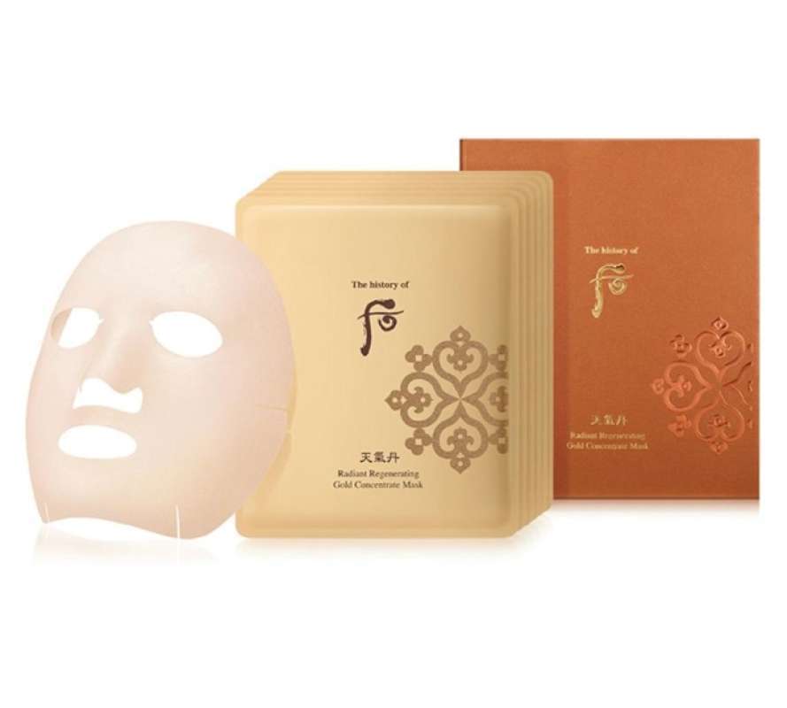 Promo The History Of Whoo Radiant Regenerating Gold Ampoule Mask Sheet