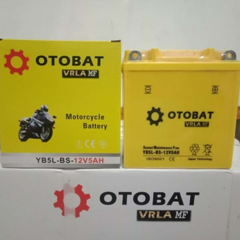 Promo Aki Motor kering gell 12V 5AH untuk Yamaha Mio Sporty Smile