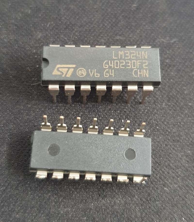 Jual IC LM324N LM 324 N LowPower QuadOperational Amplifier di Seller