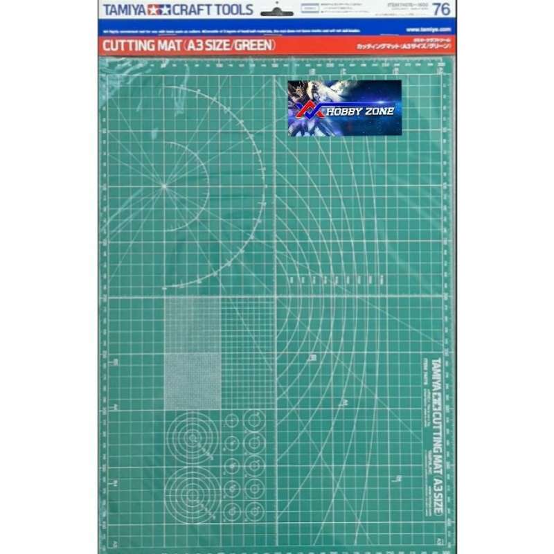 Jual Tamiya Cutting Mat A3 Size Green Tamiya 74076 di Seller