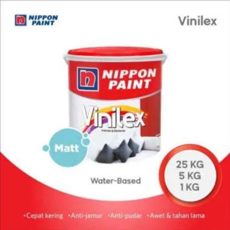 Jual Cat Tembok/dinding Nippon Paint Vinilex/super Vinilex Warna Putih