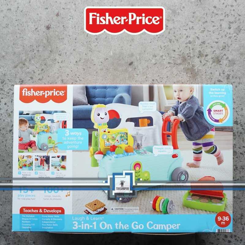 Jual Fisher Price Laugh & Learn 3in1 On The Go Camper Walker Push Activity Di Seller Toysgraphy