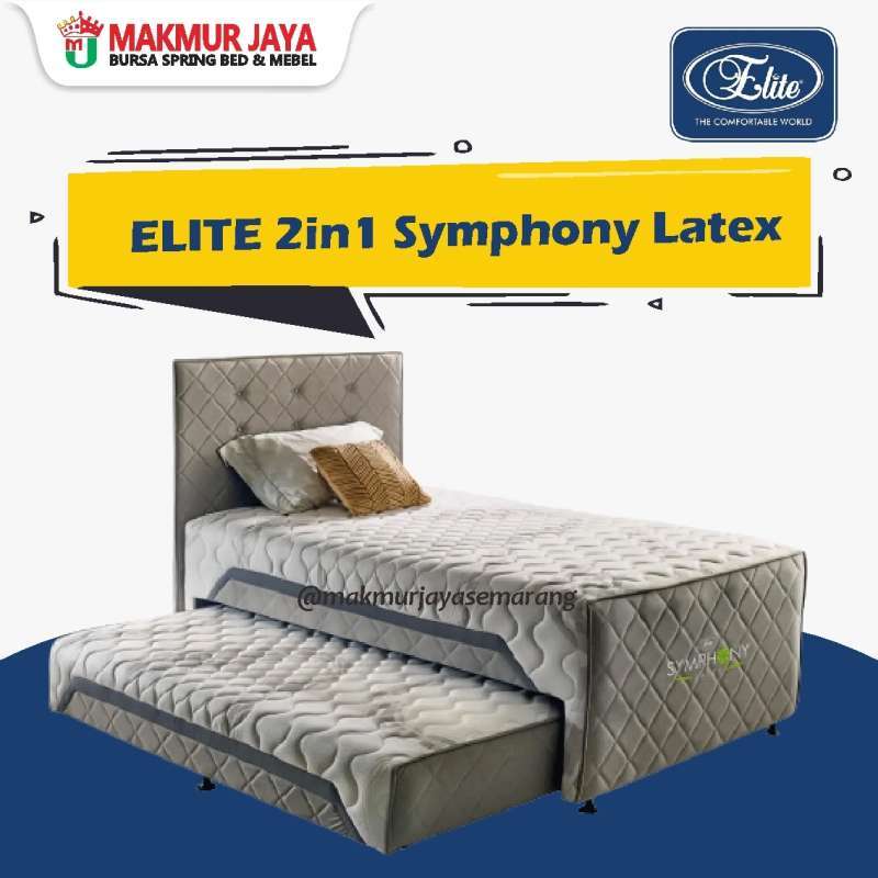 Jual SPRINGBED ELITE 2IN1 SYMPHONY LATEX di Seller Makmur Jaya Semarang Official Store Makmur