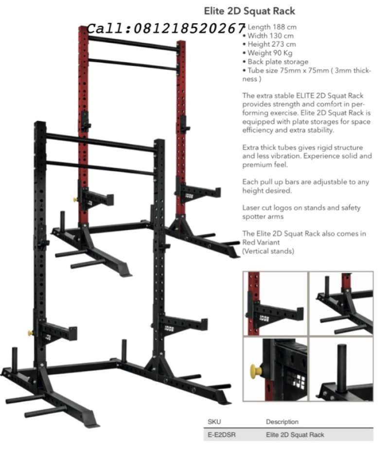 Promo HALF RACK SQUAT RACK SQUAT STAND Diskon 33 di Seller Yesen Store