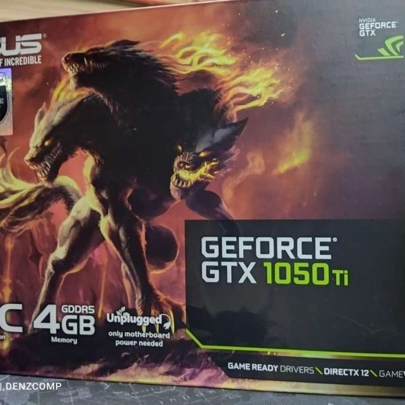 Jual VGA ASUS GTX 1050TI CERBERUS 4GB GDDR5 OC EDITION di Seller ...
