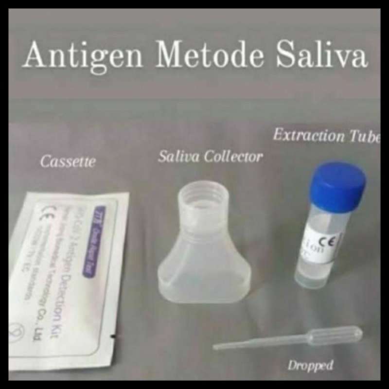 Promo BEST PRODUK ALAT TES ANTIGEN AIR LIUR 1 SET LENGKAP NOVEL