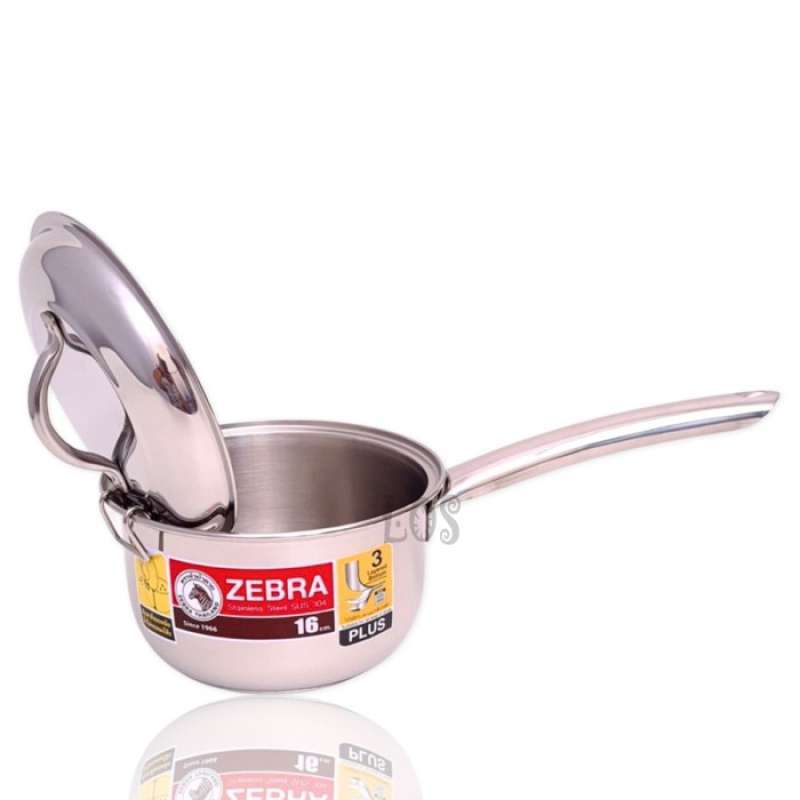 Promo Panci Stainless Zebra Saucepan Zelect 16cm 168140 (00230.00297