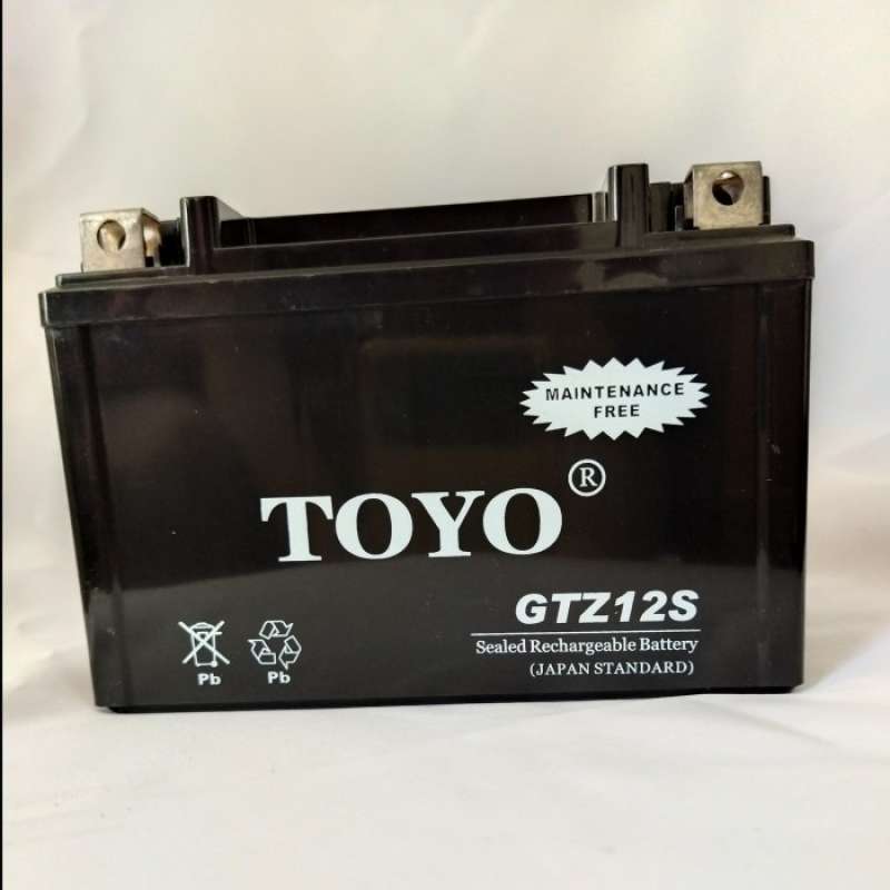 Promo Aki Motor TOYO GTZ12S UNTUK KAWASAKI NINJA 600CC Diskon 23% di
