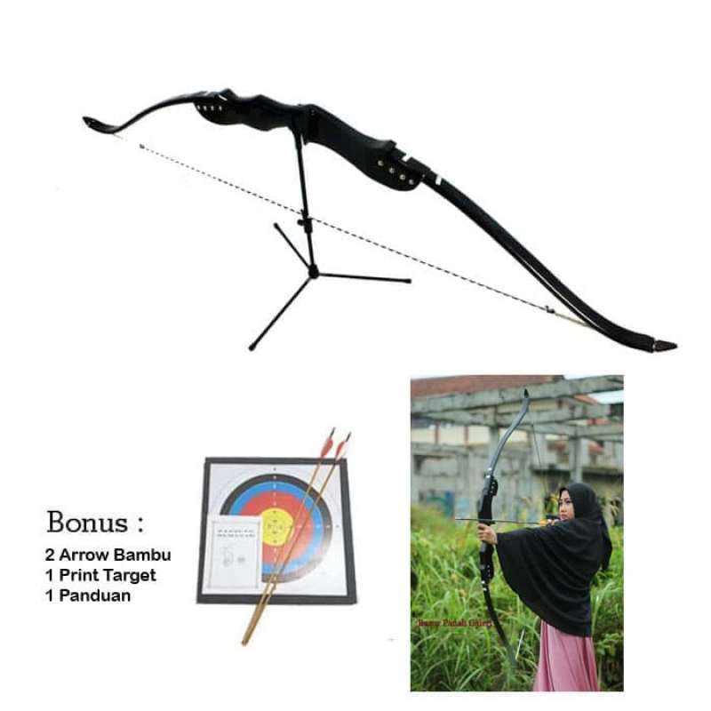 Jual Busur Panah Recurve Bow Jenis Pvc (Istimewa) - Hitam di Seller