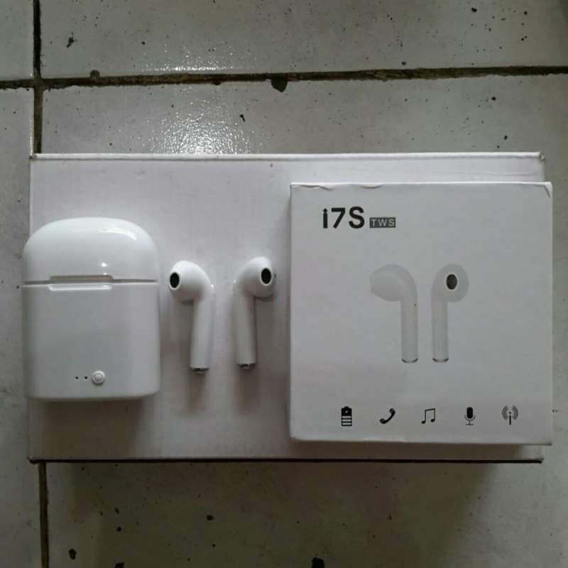 Jual Handsfree headset bluetooth i7s tws 1 pasang kanan dan kiri di
