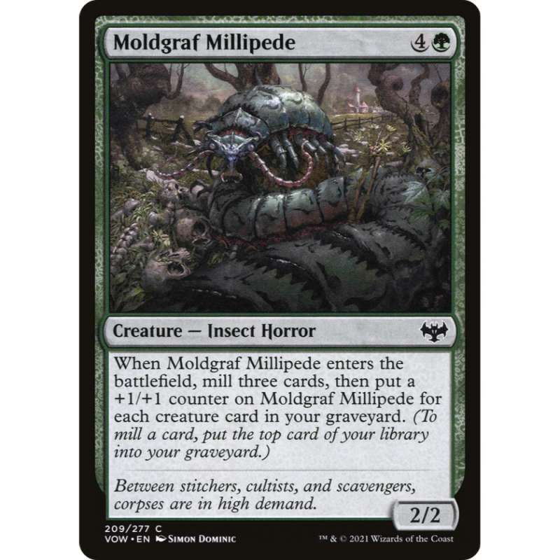 VOW-209 – Moldgraf Millipede, Magic: The Gathering Einzelkarte (Sammelkarte)