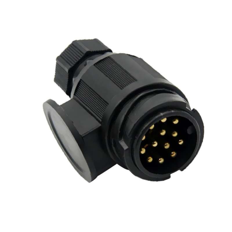 Promo 13 Pin Plastic Trailer Plug Connector Caravan Towbar Wiring