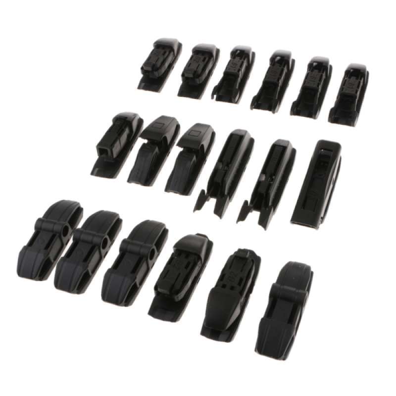 Jual 18pc Windshield Wiper Blade Connector 8 in One Multifunctional