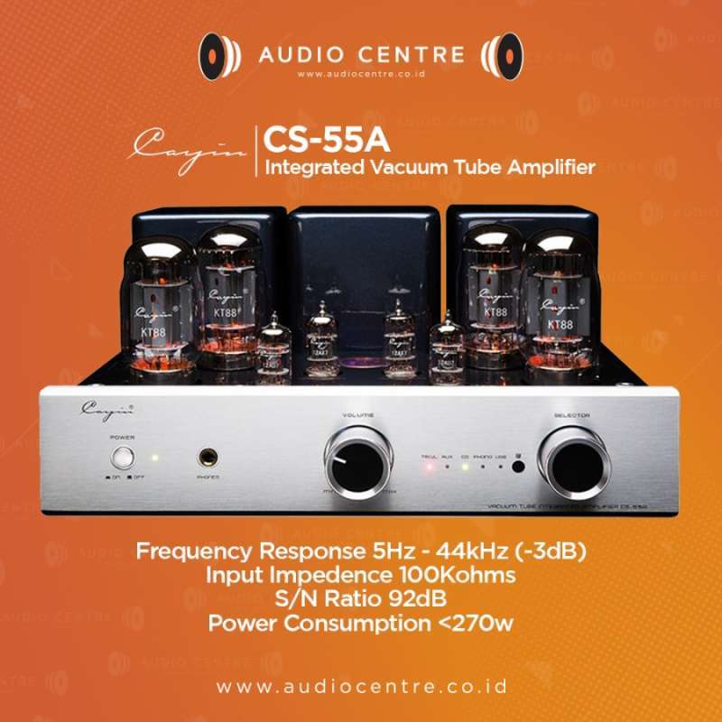 Jual Cayin CS55A/KT88Vacuum Tube Integrated Amplifier di Seller Audio