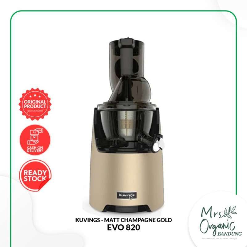 Jual Blender Slow Juicer Kuvings Evo 820 Matt Champagne Gold di Seller