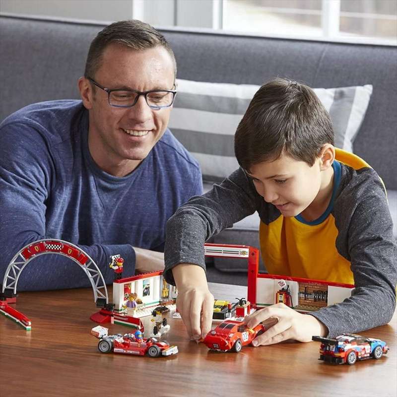 75889 Jual Lego Speed Champions 75889 Ferrari Garage 250 Gto, 488 Gt Di ...