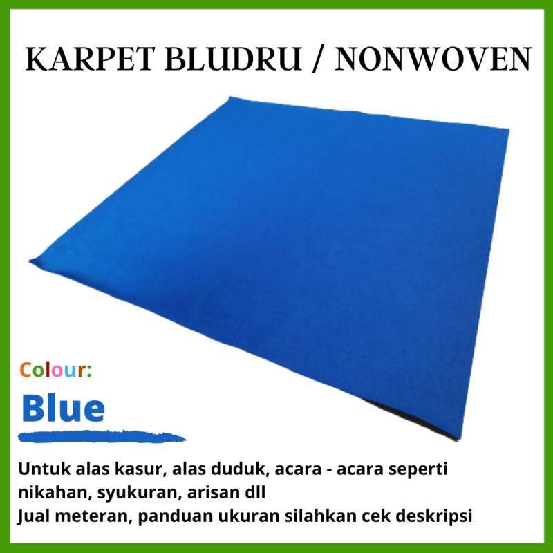 Jual BAROKAH Karpet Wool Meteran 1mx2m, Karpet Bludru Bulu di Seller