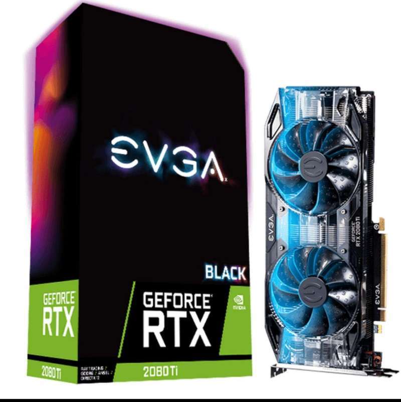 Jual EVGA Geforce GTX 2080 TI Black Edition Gaming 11GB GDDR6 352 BIT ...
