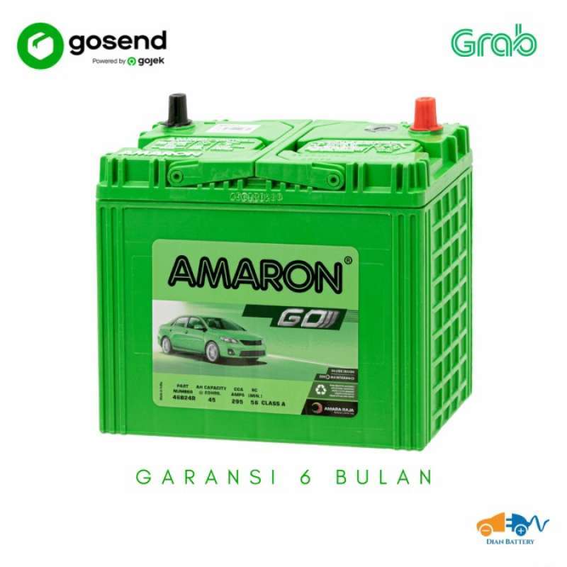 Promo Aki Kering Grand Livina 46B24L Amaron Go Ns60L (45Ah) Diskon 23%