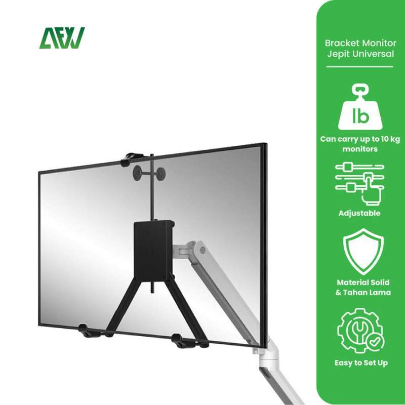 Jual Bracket Monitor Jepit Vesa Extended Adapator Universal Extender di
