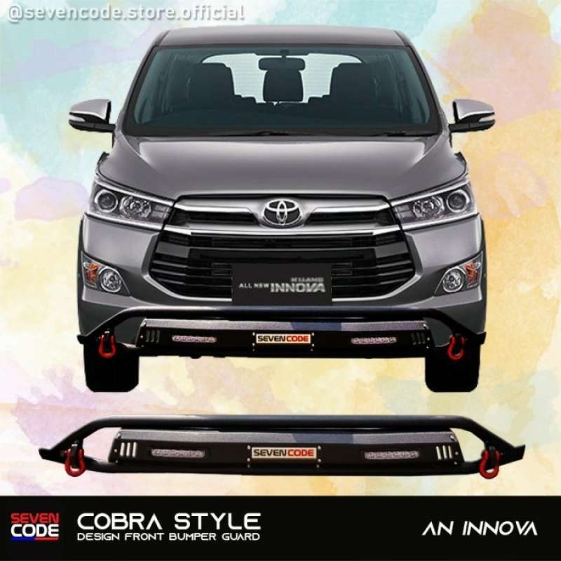 Jual Front Bumper Guard Tanduk Depan Innova Reborn Cobra Sevencode Di Seller Shanum Oto Care