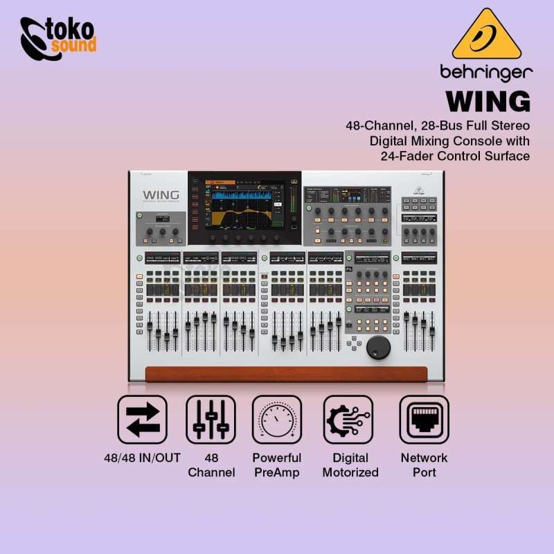 Jual Behringer WING 48channel Digital Mixer di Seller Tokosound