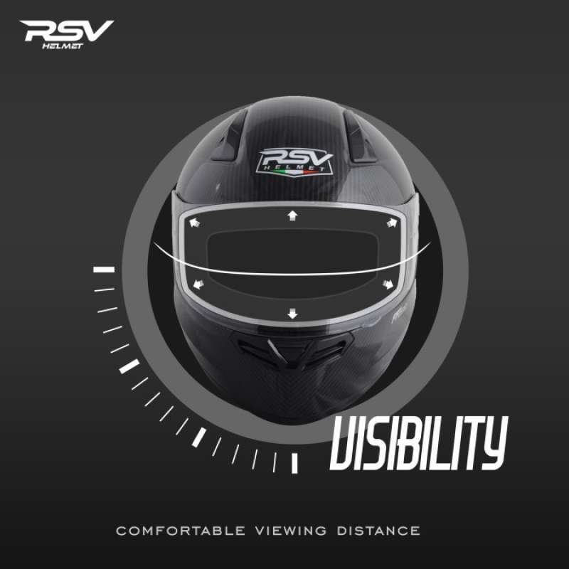 Promo Limited Rsv Helmet Helm Rsv Ffzero Carbon Glossy Helm Motor