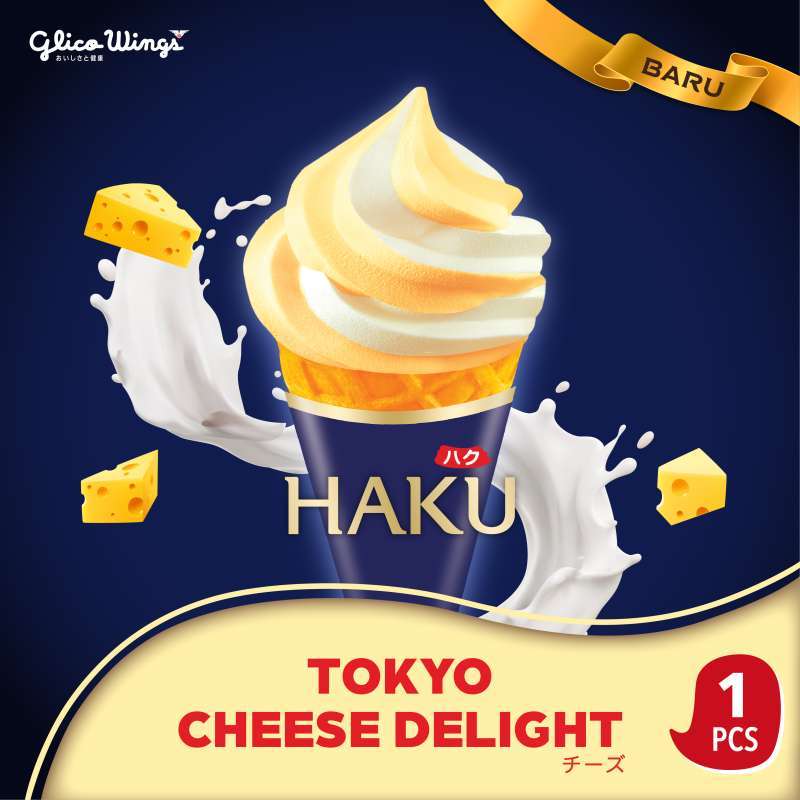 Promo Bandung Glico Wings Haku Cheese Tokyo Delight [110 Ml] Diskon 9
