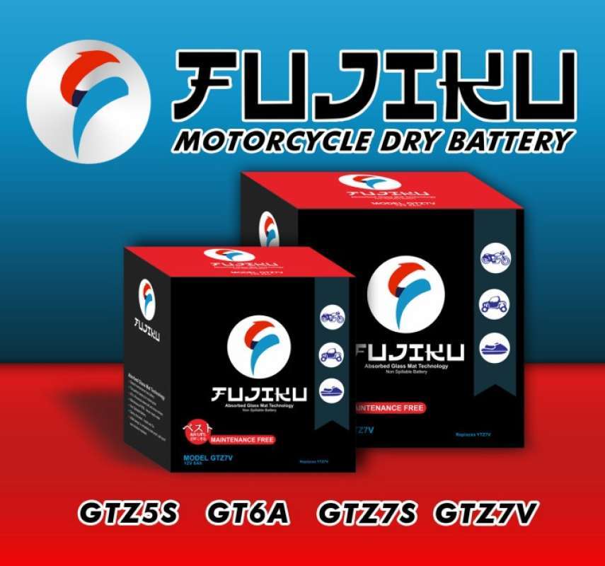 Promo Aki kering motor fujiku accu K #KODE= 66 Diskon 50% di Seller