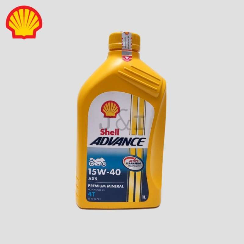 Jual Oli Shell Advance Ax5 15w-40 Api Sl Jaso Ma2 1 Liter 1dus Di ...