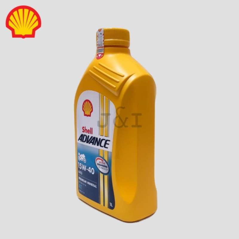 Jual Oli Shell Advance Ax5 15w-40 Api Sl Jaso Ma2 1 Liter 1dus Di ...