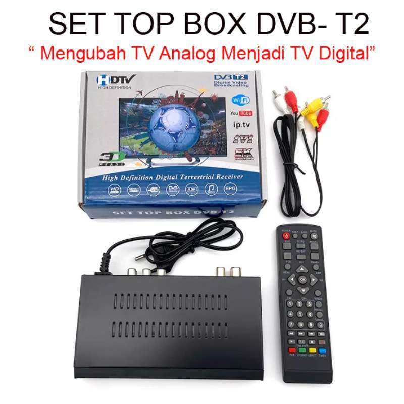 Jual Set Top Box Tv Digital Dvb T2 Set Top Box Wifi Stb Antena Super Hd
