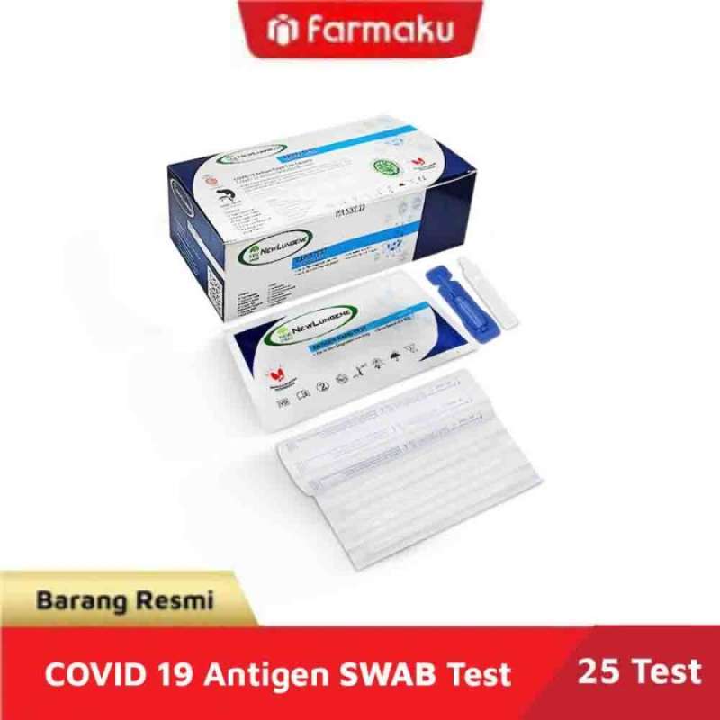 Jual New Ready Stock Alat Swab Antigen / Rapid Test Antigen Mandiri Isi