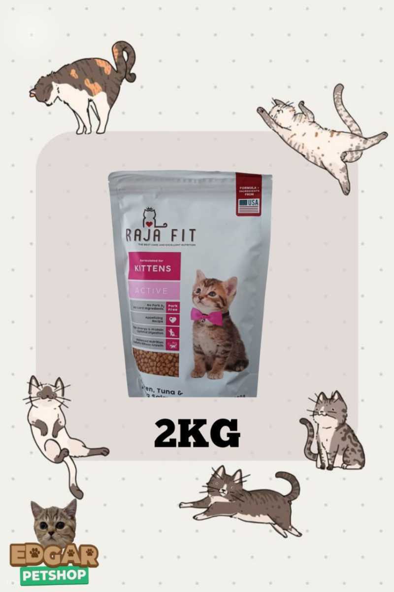 Jual Makanan Kucing Raja Fit Kittens 2kg Kitten di Seller Edgar Petshop ...