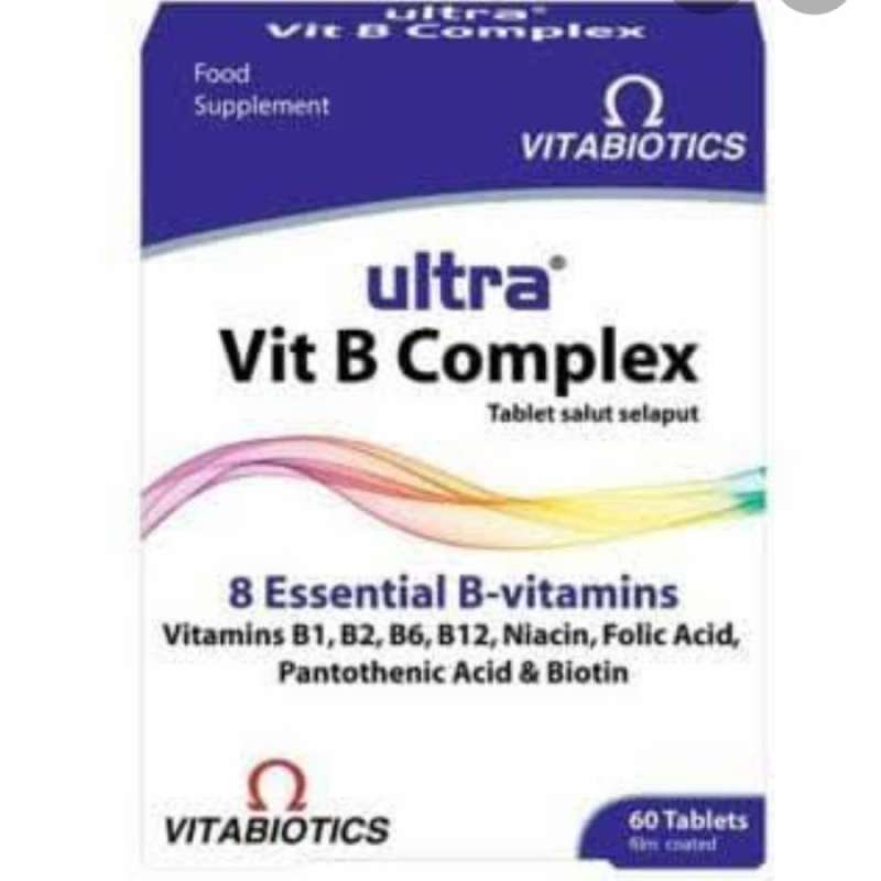 Promo ULTRA VIT B COMPLEX 8 ESSENTIAL B VITAMIN 60 TABLET / VITAMIN B ...